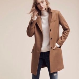 RARE Anthropologie Gloverall Parker Camel Coat XL